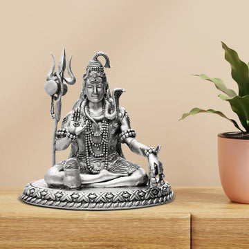 Shiva - Antique Silver Idol